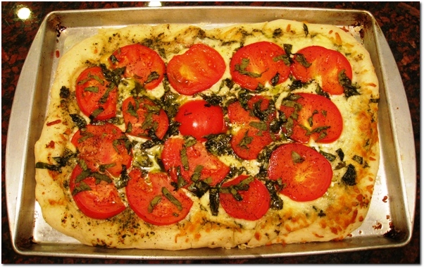 Tomato Basil Pizza