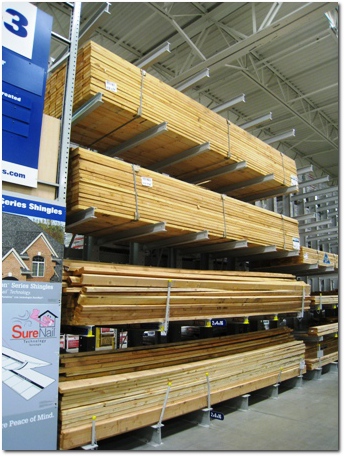 Lumber, hopefully not for crappy construction
