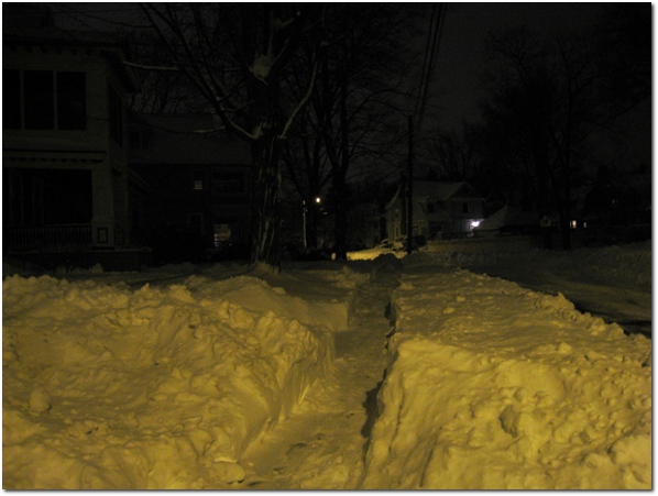 Sidewalk in the West End