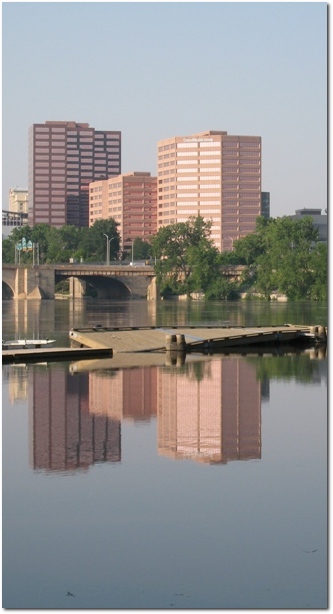 The former home of UnitedHealthcare overlooking the Connecticut River