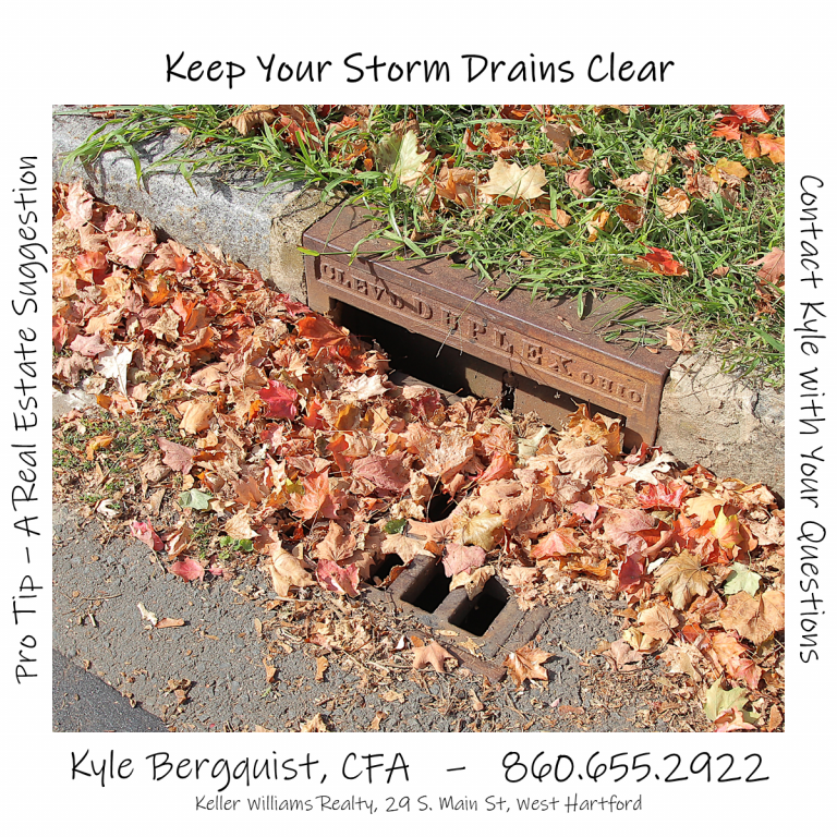 Keep Your Storm Drains Clear – Greater Hartford Real Estate